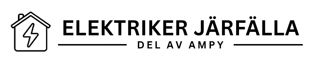 Elektriker Järfälla logotyp i svart version