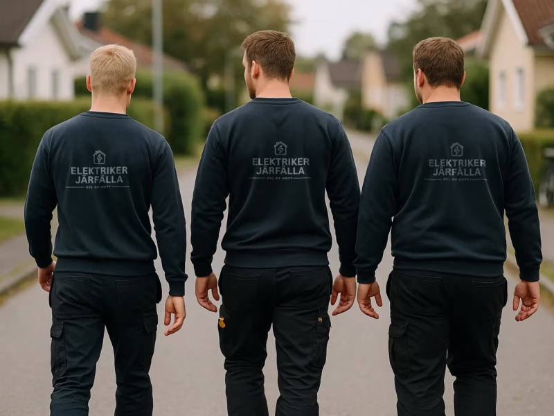 Certifierade elektriker i Järfälla – gruppbild